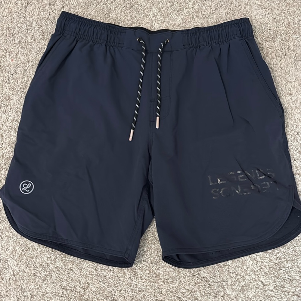 Legends Men's Black 7 inch shorts (no lining)